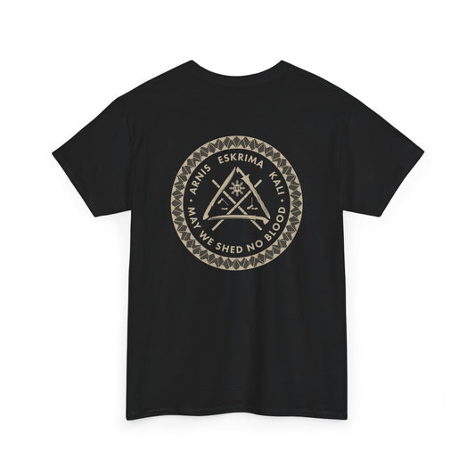 "May We Shed No Blood" Filipino Martial Arts Tribal Emblem Tee