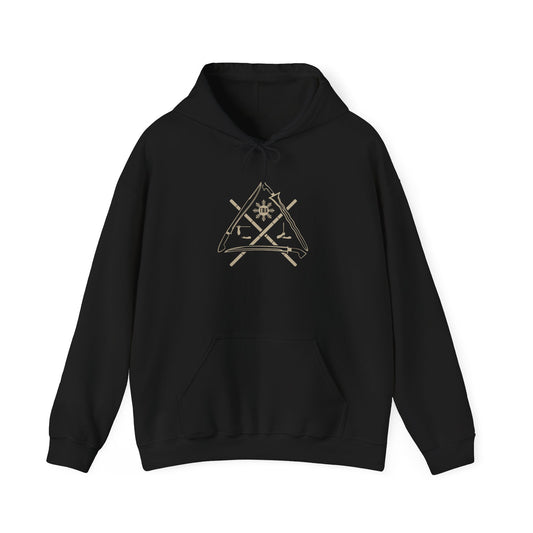 FMA Triangle Graphic Hoodie Pullover – Dual-Sided Design