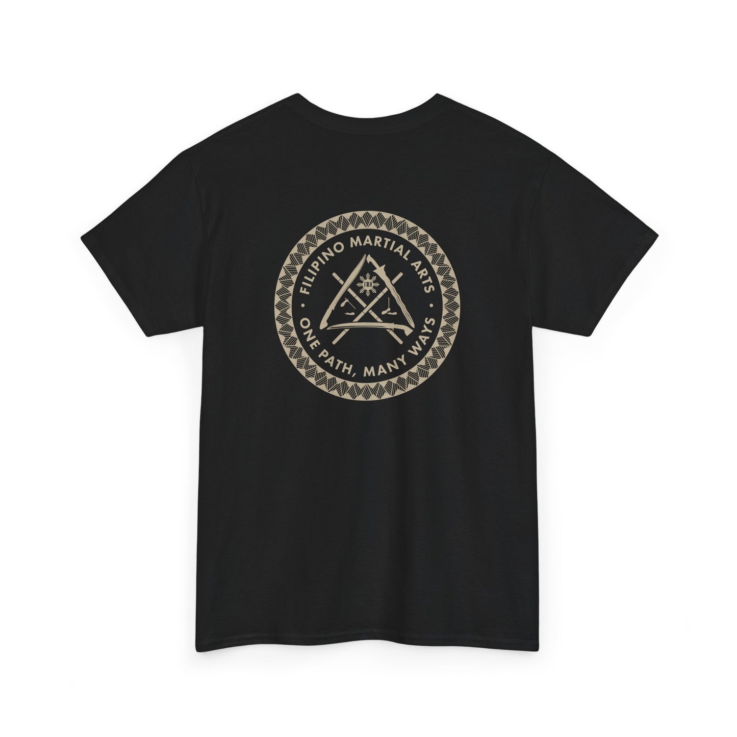 "One Path, Many Ways" Filipino Martial Arts Tribal Emblem Tee