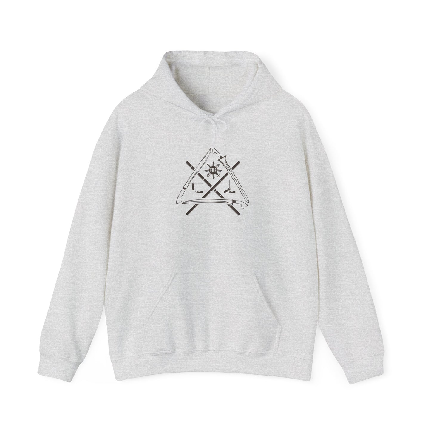 FMA Triangle Graphic Hoodie Pullover – Dual-Sided Design